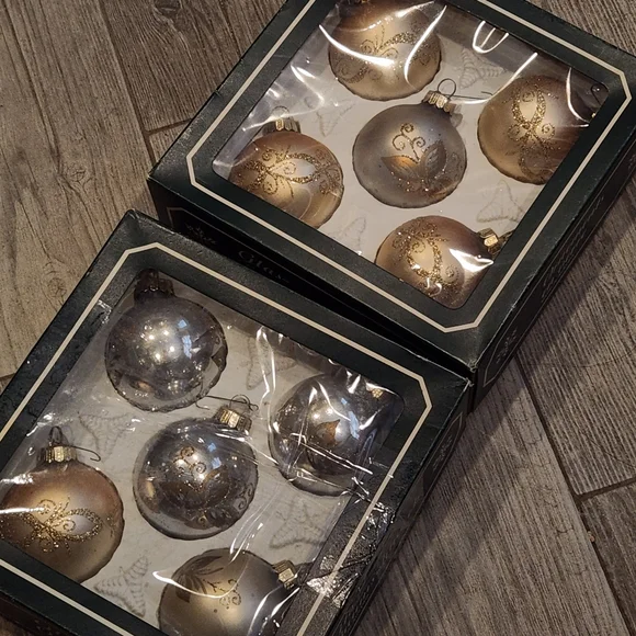 10 Vintage Austrian Glass Christmas Ornaments - Picture 10 of 10